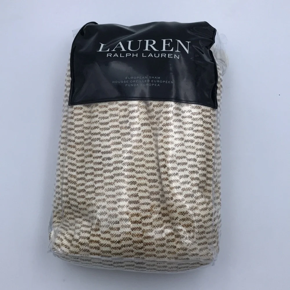 Lauren Ralph Lauren Isla King Duvet Cover Set Isla Texture Euro Shams in Natural